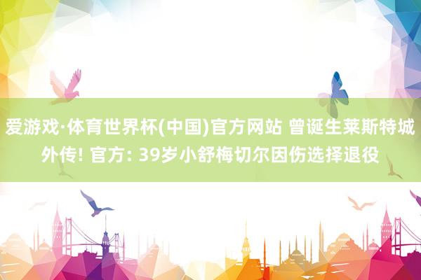 爱游戏·体育世界杯(中国)官方网站 曾诞生莱斯特城外传! 官方: 39岁小舒梅切尔因伤选择退役